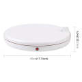 PULUZ 45cm Remote Control Adjusting Speed Rotating Turntable Display Stand with Power Socket, Whi...