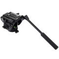 PULUZ  Heavy Duty Video Camera Tripod Action Fluid Drag Head with Sliding Plate for DSLR & SLR Ca...