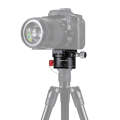 PULUZ Aluminum Alloy Panoramic Indexing Rotator Ball Head with Quick Release Plate for Camera Tri...