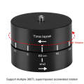 PULUZ 360 Degrees Panning Rotation 60 Minutes Time Lapse Stabilizer Tripod Head Adapter for GoPro...