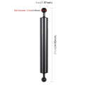 PULUZ 14.56 inch 37cm Length 40mm Diameter Dual Balls Carbon Fiber Floating Arm, Ball Diameter: 2...