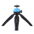 PULUZ Pocket Mini Tripod Mount with 360 Degree Ball Head for Smartphones, GoPro, DSLR Cameras(Blue)