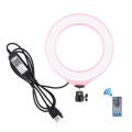 PULUZ 6.2 inch 16cm USB RGBW Dimmable LED Ring Vlogging Photography Video Lights  with Cold Shoe ...