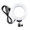 PULUZ 4.7 inch 12cm Curved Surface USB 10 Modes 8 Colors RGBW Dimmable LED Ring Vlogging Photogra...