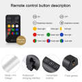 PULUZ RGB Colorful Photo LED Stick Adjustable Color Temperature Handheld LED Fill Light with Remo...