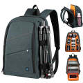 PULUZ Outdoor Portable Waterproof Scratch-proof Dual Shoulders Backpack Handheld PTZ Stabilizer C...