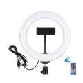 PULUZ 7.9 inch 20cm USB RGB Dimmable LED Dual Color Temperature LED Curved Light Ring Vlogging Se...