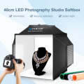 PULUZ 40cm Folding 72W 5500K Studio Shooting Tent Soft Box Photography Lighting Kit with 4 Colors...