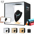 PULUZ 40cm Folding Portable Ring Light Quick Charge USB Photo Lighting Studio Shooting Tent Box w...