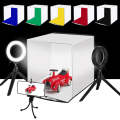 PULUZ 30cm Folding Portable Ring Light Photo Lighting Studio Shooting Tent Box Kit with 6 Colors ...