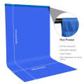 PULUZ 1m x 2m Photography Background Thickness Photo Studio Background Cloth Backdrop(Blue)
