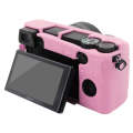 PULUZ Soft Silicone Protective Case for Sony ILCE-6300 / A6400(Pink)