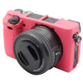 PULUZ Soft Silicone Protective Case for Sony ILCE-6300 / A6400(Rose Red)