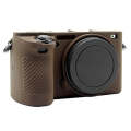 PULUZ Soft Silicone Protective Case for Sony ILCE-6500(Coffee)