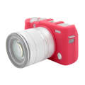 PULUZ Soft Silicone Protective Case for FUJIFILM X-A3 / X-A10(Rose Red)