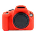 PULUZ Soft Silicone Protective Case for Canon EOS 3000D / 4000D(Red)