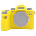 PULUZ Soft Silicone Protective Case for Sony ILCE-9M2/ Alpha 9 II / A92(Yellow)