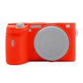 PULUZ Soft Silicone Protective Case for Sony A6600 / ILCE-6600(Red)