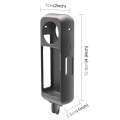 For Insta360 X3 PULUZ Metal Protective Cage Rig Housing Frame with Sticking Lens Film (Black)