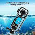For DJI Osmo Pocket 3 PULUZ 45m Underwater Waterproof Housing Diving Case (Transparent)