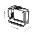 For Insta360 GO 3 / GO 3S PULUZ Camera Battery Case Aluminum Alloy Protective Frame (Black)