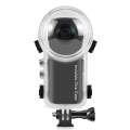 For Insta360 X4 PULUZ 50m Waterproof Sealed Diving Case (Transparent)