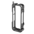 For Insta360 X4 PULUZ Metal Protective Cage Rig Housing Frame with Lens Cover (Black)