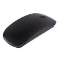 2.4GHz Wireless Ultra-thin Laser Optical Mouse with USB Mini Receiver, Plug and Play(Black)