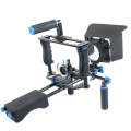 YELANGU YLG1103A-A Dual Handles Camera Shoulder Mount + Camera Cage Stabilizer Kit with Matte Box...