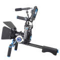 YELANGU YLG1103A-A Dual Handles Camera Shoulder Mount + Camera Cage Stabilizer Kit with Matte Box...