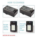 Digital Camera Battery Charger for Panasonic 007E(Black)