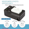Digital Camera Battery Charger for Panasonic DMW BCE10E/S008E/S26(Black)