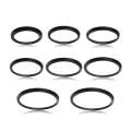 49mm-82mm Lens Stepping Ring, Include 8 Lens Stepping Rings (49mm-52mm, 52mm-55mm, 55mm-58mm, 58m...