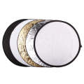 5 in 1 (Silver / Translucent / Gold / White / Black) Folding Reflector Board (80cm)