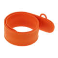 Silicone Bracelet USB Flash Disk with 8GB Memory(Orange)