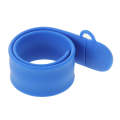 Silicone Bracelet USB Flash Disk with 32GB Memory(Dark Blue)