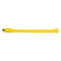 8GB Silicon Bracelets USB 2.0 Flash Disk(Yellow)