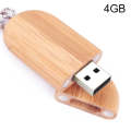 4 GB Wood Material USB Flash Disk