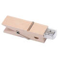 4 GB Wood Clip Style USB Flash Disk