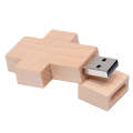 8 GB Wood Cross Style USB Flash Disk