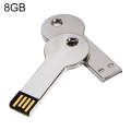 Metal Series Mini USB 2.0 Flash Disk with Keychain (8GB)