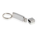 Metallic on Key Ring Style USB 2.0 Flash Disk (16GB)(Silver)