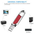 8GB Metallic Keychains Style USB 2.0 Flash Disk (Red)(Red)