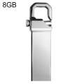 8GB Metallic Keychains Style USB 2.0 Flash Disk