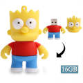 The Simpsons Bart  Shape Silicone USB2.0 Flash disk, Special for All Kinds of Festival Day Gifts ...