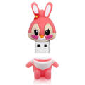 Cartoon Bunny Style Silicone USB 2.0 Flash disk, Special for All Kinds of Festival Day GiftsPi...