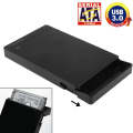 2.5 inch SATA HDD / SSD External Enclosure, Tool Free, USB 3.0 Interface(Black)