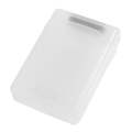 3.5 inch Hard Drive Disk HDD SATA IDE Plastic Storage Box Enclosure Case(White)