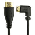 1.4 Version Gold Plated Mini HDMI Male to HDMI Male Coiled Cable, Support 3D / Ethernet, Length: ...