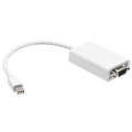 Mini Display to VGA 15 Pin Female Adapter for Apple(White)